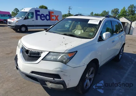 2012 Acura Mdx z USA, uszkodzony, nr VIN 2HNYD2H2OCH524543